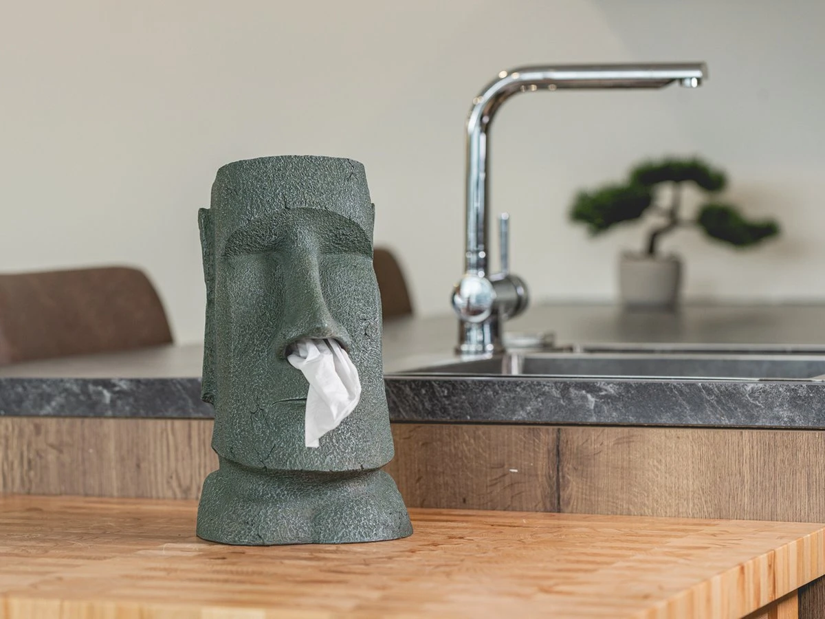 Rotary Hero® Moai - Tissue Box Houder Voor Zakdoeken Tissue Dispenser Cosmeticadoekjesbox - Voor Keuken Badkamer Slaapkamer - Rechthoekig - 18x19x31.5 Cm 15 Rotary Hero® Moai - Tissue Box Houder Voor Zakdoeken Tissue Dispenser Cosmeticadoekjesbox - Voor Keuken Badkamer Slaapkamer - Rechthoekig - 18x19x31.5 Cm - Afbeelding 13