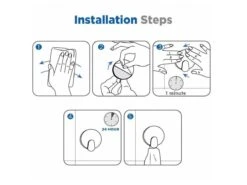 Handdoekhaak Set Zonder Boren RVS Vierkant Zelfklevend - Badjas - Theedoek Hanger - Keuken - Badkamer - Handdoek Haakjes -Badkamerartikelen Winkel 1200x901