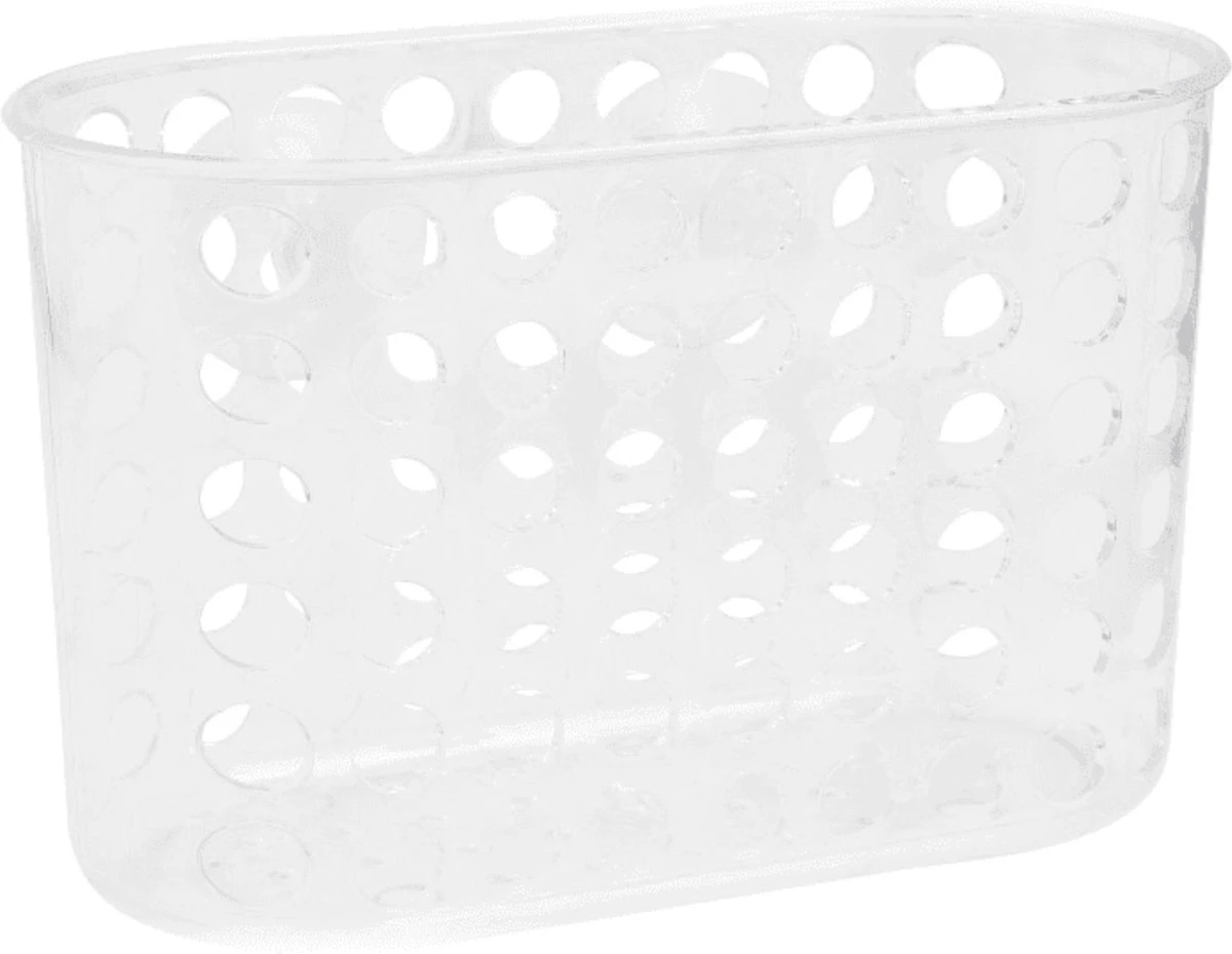 Douchebakje Transparant Met Zuignappen - 15.5 X 8 X 8 Cm - Inhoud 1 Liter - Badkamerspullen Bakjes - Badkamer Opbergbakjes / Organizers 9 Douchebakje Transparant Met Zuignappen - 15.5 X 8 X 8 Cm - Inhoud 1 Liter - Badkamerspullen Bakjes - Badkamer Opbergbakjes / Organizers - Afbeelding 7