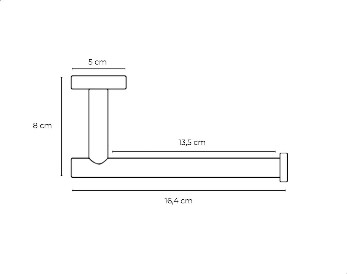 Wc Rol Houder RVS - Mat - Toiletrolhouder - Industrieel - Hangende Wc Rolhouder - Grijs - Zilver 9 Wc Rol Houder RVS - Mat - Toiletrolhouder - Industrieel - Hangende Wc Rolhouder - Grijs - Zilver - Afbeelding 7