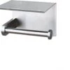 Toiletrolhouder RVS Kleur Met Telefoonhouder - Wc-rol Houder - Mobiele Telefoonhouder - Bevestigen Zonder Boren Toiletrolhouders Met Planchet -Badkamerartikelen Winkel 1200x968