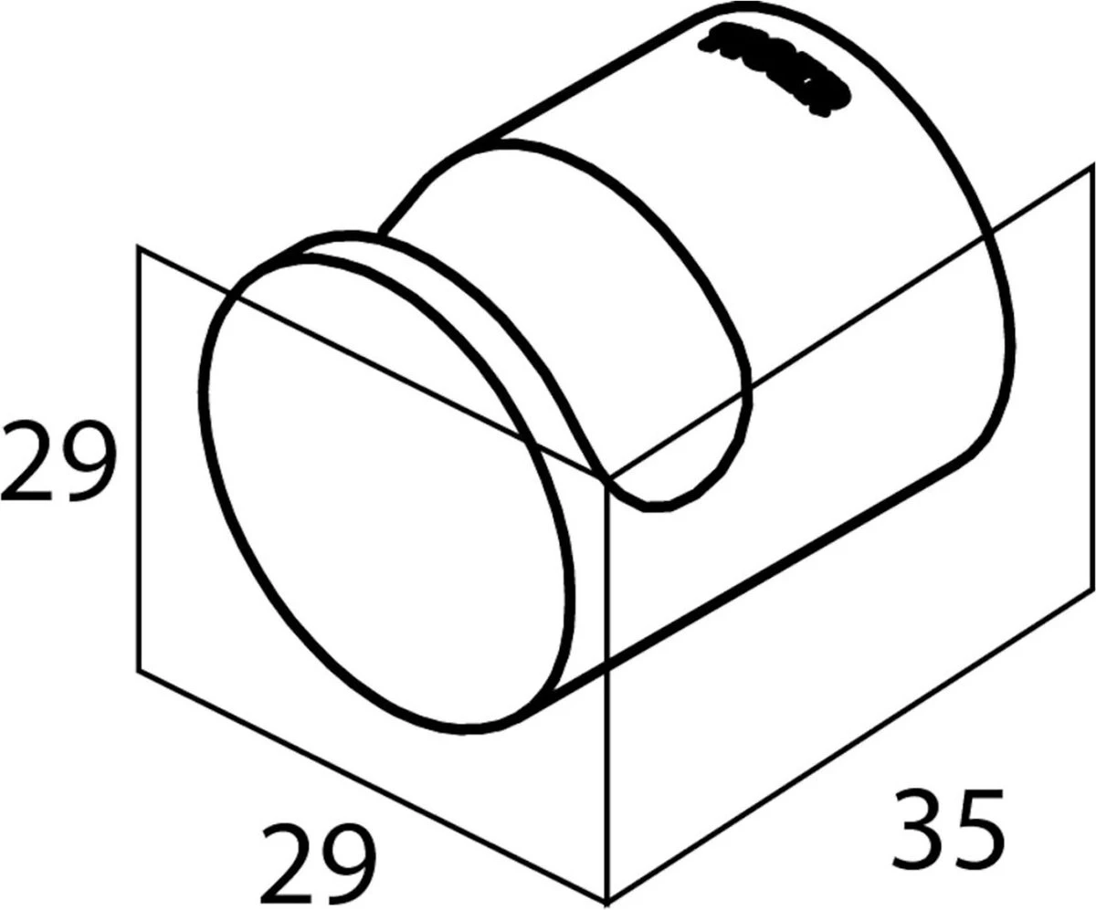 Tiger Bold - Handdoekhaak Medium - ø 2,9 Cm - Zwart 4 Tiger Bold - Handdoekhaak Medium - ø 2,9 Cm - Zwart - Afbeelding 2