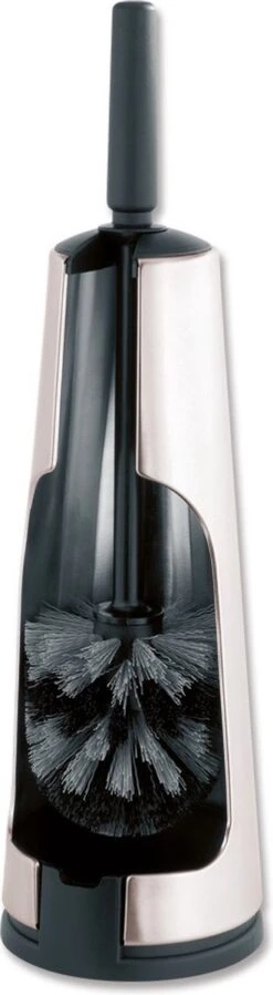 Brabantia ReNew WC Borstel - Met Houder - Matt Steel -Badkamerartikelen Winkel 330x1200 1