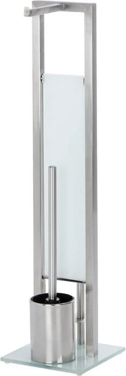 WENKO Toiletbutler Rivalta RVS Mat - Toiletborstel Met Houder, Toiletrolhouder En Reserverolhouder -Badkamerartikelen Winkel 405x1200 2