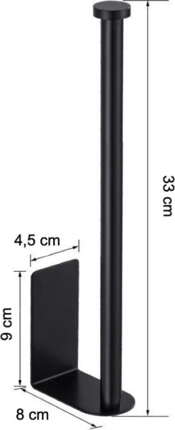 Wc Rolhouder Zonder Boren Toiletrolhouder Reserverolhouder 3 Rollen - Zwart - Badkamer Accessoires - RVS - Hangend 10 Wc Rolhouder Zonder Boren Toiletrolhouder Reserverolhouder 3 Rollen - Zwart - Badkamer Accessoires - RVS - Hangend -Badkamerartikelen Winkel 489x1200 1