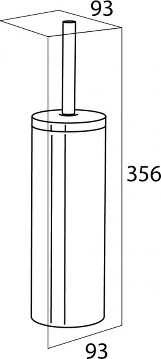 Tiger Boston - Toiletborstel Met Houder Vrijstaand - RVS Geborsteld 4 Tiger Boston - Toiletborstel Met Houder Vrijstaand - RVS Geborsteld - Afbeelding 2