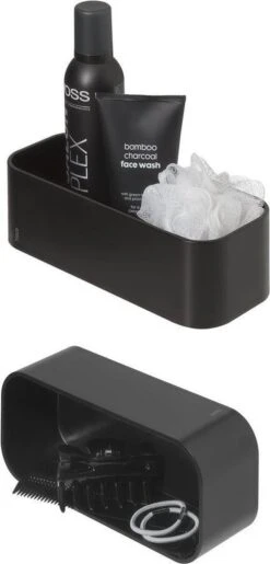 Tiger 2-Store - Wandrekje / Douchemandje - 25 Cm - Zwart