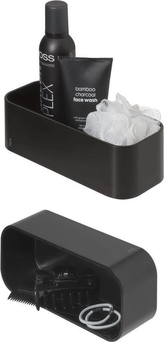 Tiger 2-Store - Wandrekje / Douchemandje - 25 Cm - Zwart 3 Tiger 2-Store - Wandrekje / Douchemandje - 25 Cm - Zwart