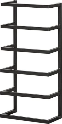 Sealskin Carré - Handdoekrek Groot - 12 X 24 X 48 Cm - Zwart -Badkamerartikelen Winkel 606x1200