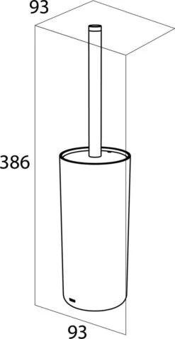 Tiger Urban - Toiletborstel Met Houder Vrijstaand - Zwart -Badkamerartikelen Winkel 620x1200