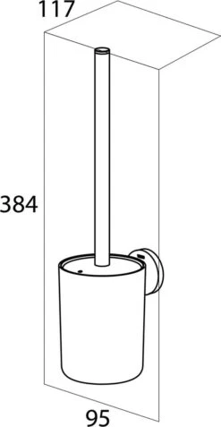 Tiger Urban - Toiletborstel Met Houder - Zwart -Badkamerartikelen Winkel 621x1200 1