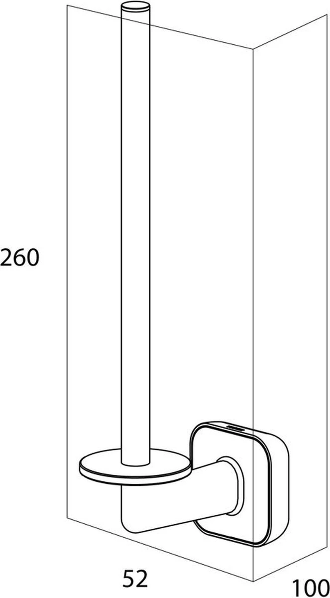 Tiger Carv - Reserverolhouder - Zwart 7 Tiger Carv - Reserverolhouder - Zwart - Afbeelding 5