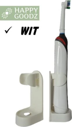Crème Happy Goodz Shop 1 Stuk Kwalitatieve Elektrische Tandenborstelhouders WIT/Crème 1 Stuk Met Happy Goodz Installatiehandleiding - Geschikt Voor Oa Oral-B - Badkamer Accessoire - Zonder Boren- Met Alcoholdoekje -Badkamerartikelen Winkel 688x1200 1