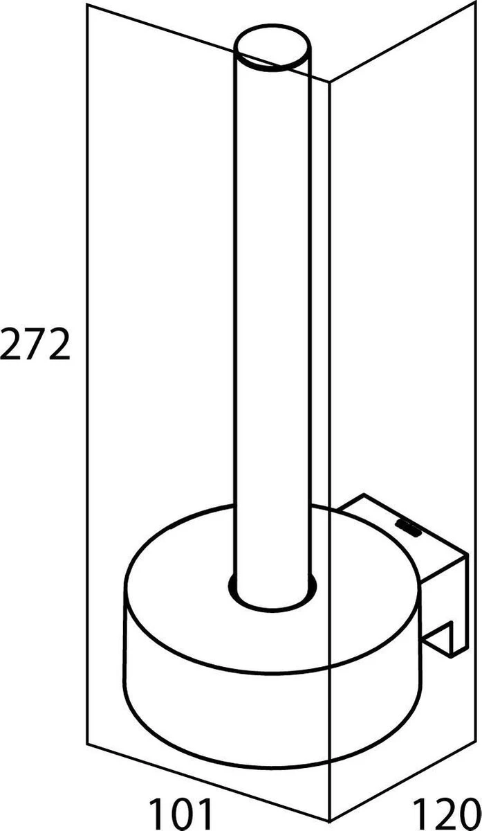 Tiger Bold - Reserverolhouder - Zwart 8 Tiger Bold - Reserverolhouder - Zwart - Afbeelding 6