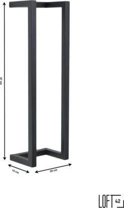LOFT42 Wandhanddoekenrek Small - Zwart - Metaal - 67x20x15 10 LOFT42 Wandhanddoekenrek Small - Zwart - Metaal - 67x20x15 -Badkamerartikelen Winkel 717x1200