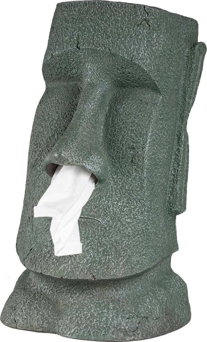 Rotary Hero® Moai - Tissue Box Houder Voor Zakdoeken Tissue Dispenser Cosmeticadoekjesbox - Voor Keuken Badkamer Slaapkamer - Rechthoekig - 18x19x31.5 Cm 3 Rotary Hero® Moai - Tissue Box Houder Voor Zakdoeken Tissue Dispenser Cosmeticadoekjesbox - Voor Keuken Badkamer Slaapkamer - Rechthoekig - 18x19x31.5 Cm