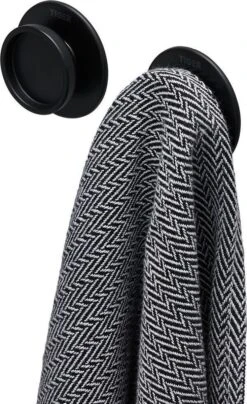 Tiger Tess - Handdoekhaken - Zwart (2 Stuks)