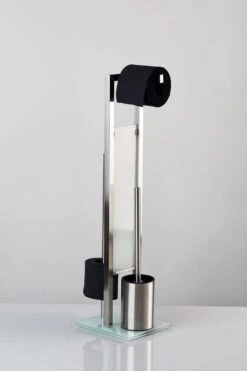 WENKO Toiletbutler Rivalta RVS Mat - Toiletborstel Met Houder, Toiletrolhouder En Reserverolhouder -Badkamerartikelen Winkel 799x1200 16