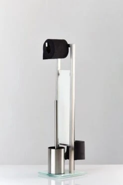WENKO Toiletbutler Rivalta RVS Mat - Toiletborstel Met Houder, Toiletrolhouder En Reserverolhouder -Badkamerartikelen Winkel 799x1200 17