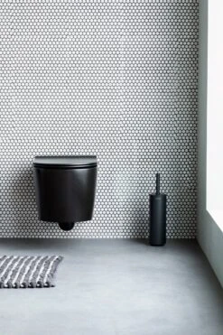 Brabantia MindSet WC Borstel Siliconen Met Houder - Mineral Infinite Grey -Badkamerartikelen Winkel 800x1200 27