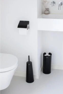 Brabantia ReNew Toiletaccessoires - 3-delig - Matt Black -Badkamerartikelen Winkel 800x1200 30