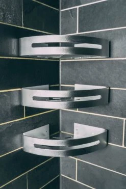 Sens Design Doucherekjes Set Van 3 - Doucherek Zonder Boren - Zilver -Badkamerartikelen Winkel 800x1200 45