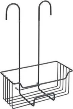 WENKO Doucherek Milo 25x36cm RVS Zwart - Doucherek Zonder Boren - Doucherek Hangend Zwart 19 WENKO Doucherek Milo 25x36cm RVS Zwart - Doucherek Zonder Boren - Doucherek Hangend Zwart -Badkamerartikelen Winkel 812x1200