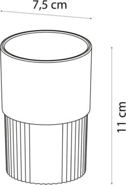 Sealskin Brave Tandenborstelbeker Vrijstaand - Zwart -Badkamerartikelen Winkel 818x1200 2