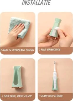 Happy Goodz Houder - Elektrische Tandenborstelhouder - GRIJS 1 Stuk - Flexibele Siliconen - Hangend Aan De Muur Zonder Boren - Geschikt Voor Oral-b & Philips Sonicare - Toothbrush Holder -Badkamerartikelen Winkel 861x1200 3