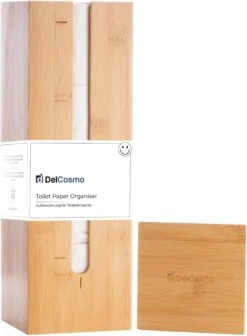 DelCosmo Staande Toiletpapier Houder Gemaakt Van Bamboe - Toiletrolhouder Voor 4 Toiletrollen - Toiletrollen Rolhouder - Toilet & Badkamer Accessoires 10 DelCosmo Staande Toiletpapier Houder Gemaakt Van Bamboe - Toiletrolhouder Voor 4 Toiletrollen - Toiletrollen Rolhouder - Toilet & Badkamer Accessoires -Badkamerartikelen Winkel 881x1200