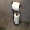 Luxe Toiletrolhouder - Toiletrolstandaard - Geschikt Voor 4 Wc Rollen - Metaal Zwart -Badkamerartikelen Winkel 900x1200 10