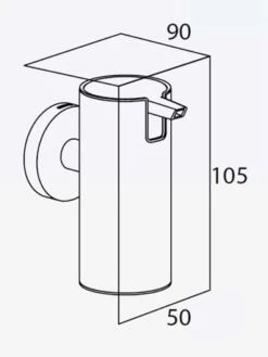 Tiger Boston Zeepdispenser 75 Ml - RVS Geborsteld -Badkamerartikelen Winkel 902x1200 3