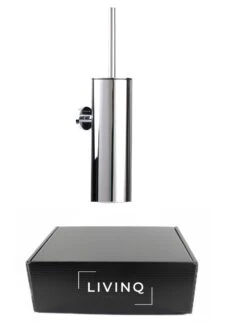 LIVINQ Toilet Borstel Houder Chroom - Wc Borstel Houder - Toiletborstelhouder Hangend -Badkamerartikelen Winkel 919x1200