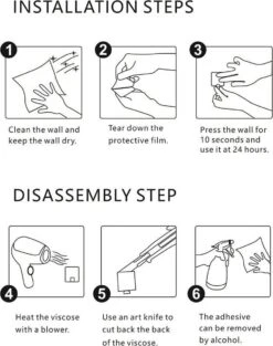 BOTC Handdoekhouder RVS - Handdoekhaakjes 2 In 1 RVS Zelfklevend - Rechthoekig Handdoek Haakjes - Handdoekhaak - Zwart 15 BOTC Handdoekhouder RVS - Handdoekhaakjes 2 In 1 RVS Zelfklevend - Rechthoekig Handdoek Haakjes - Handdoekhaak - Zwart -Badkamerartikelen Winkel 948x1200 3