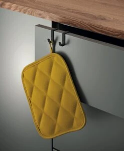 Tomado Metaltex - Dubbele Haak Galileo - Mat Zwart - 6x4cm -Badkamerartikelen Winkel 984x1200