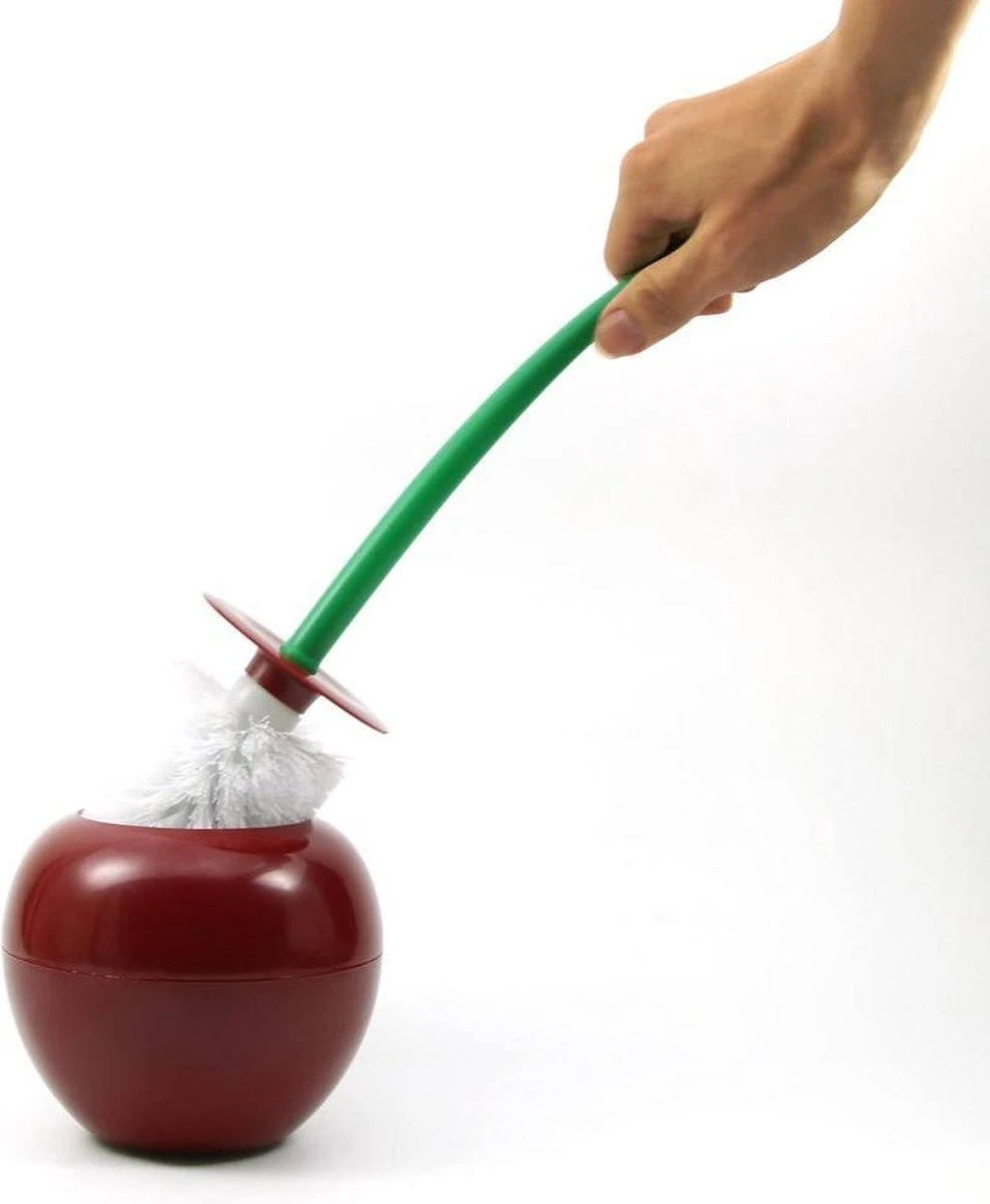 Merkloos WC-borstel Toiletborstel Cherry Kers Met Rode Borstel 6 Merkloos WC-borstel Toiletborstel Cherry Kers Met Rode Borstel - Afbeelding 4